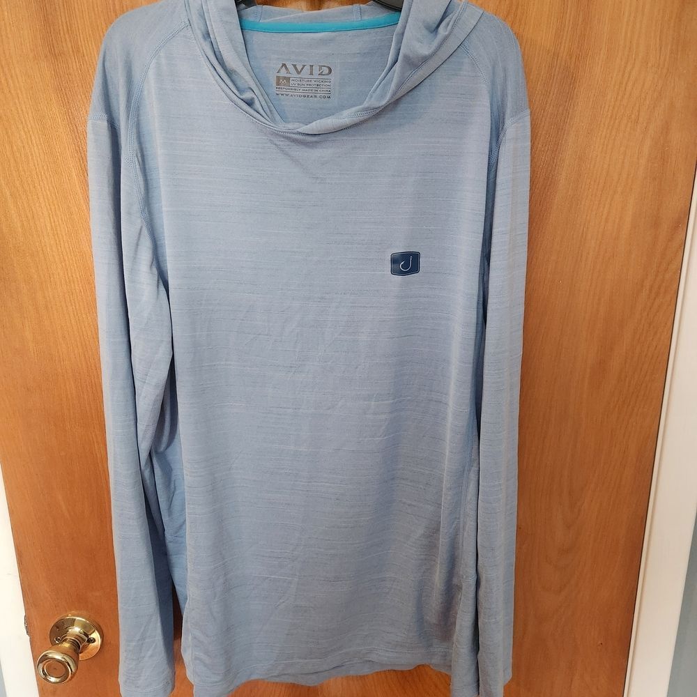 AVID Sportswear Pacifico Performance Hoodie in Blue Heaven